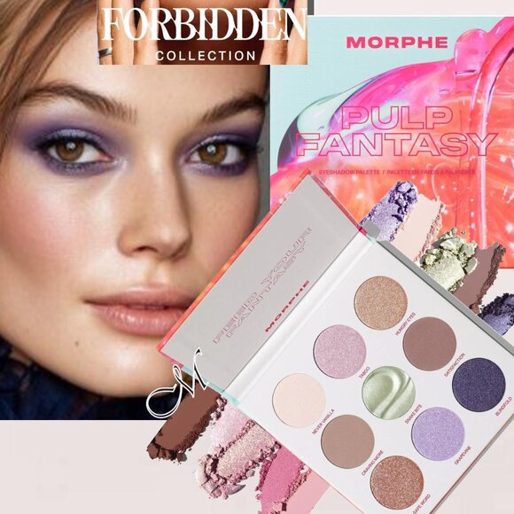MORPHE Pulp Fantasy Eyeshadow Palette~9 Shades (Pink, Purple & Gold) NIB 10g - Picture 1 of 12